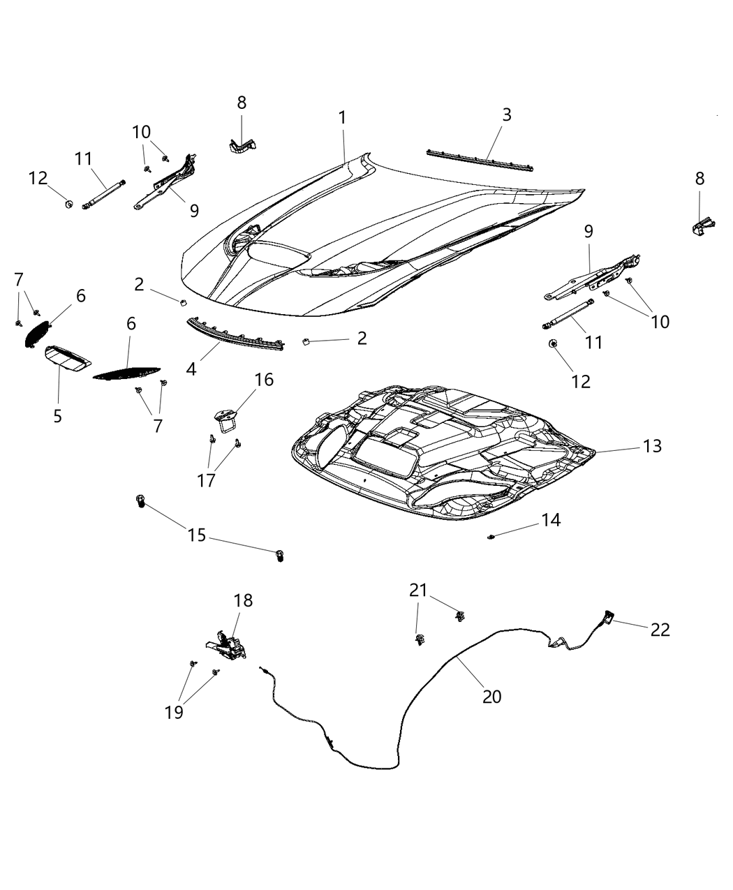 Mopar 55113777AB Gas Prop