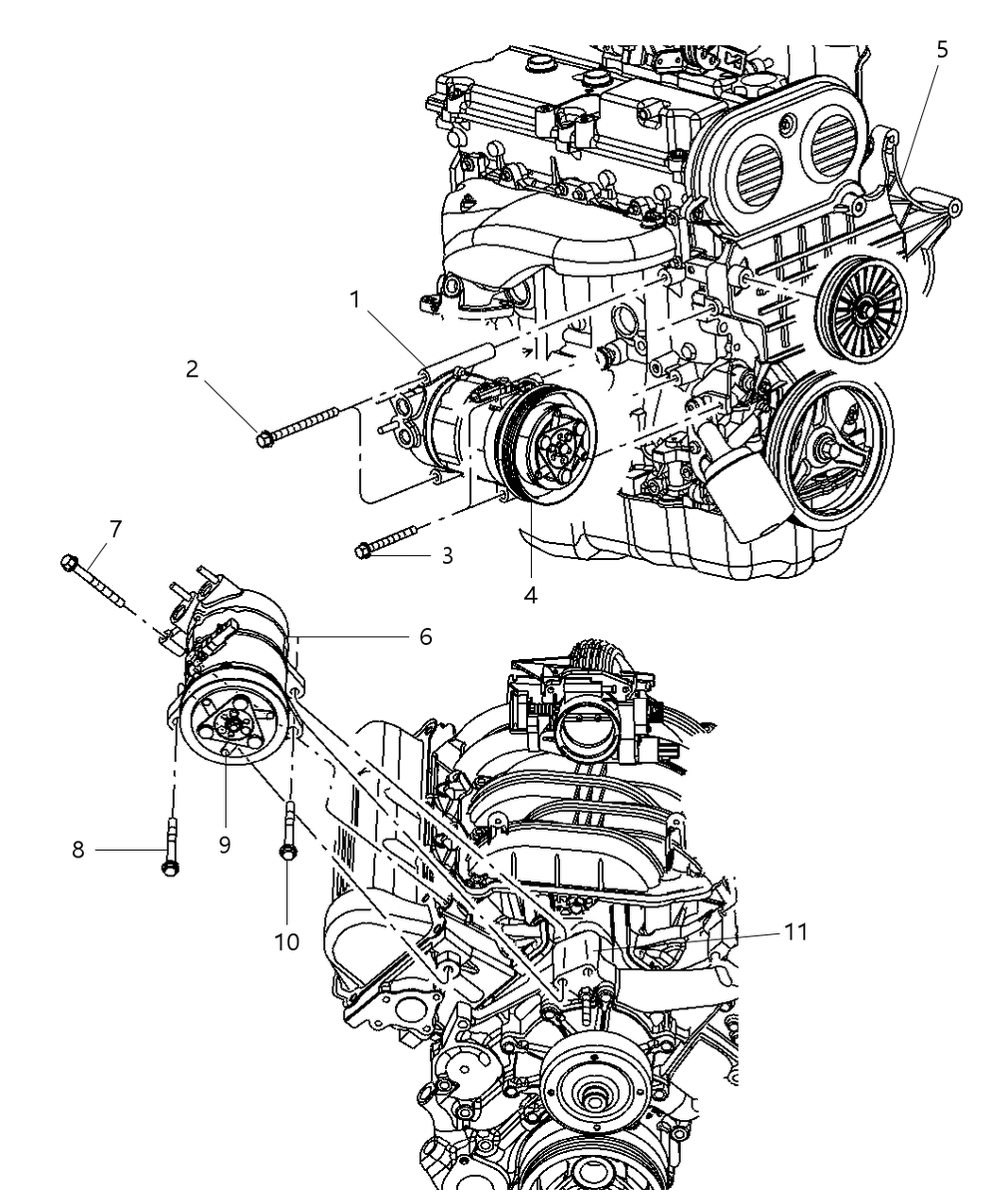 Mopar 55037524AC COMPRES0R-Air Conditioning