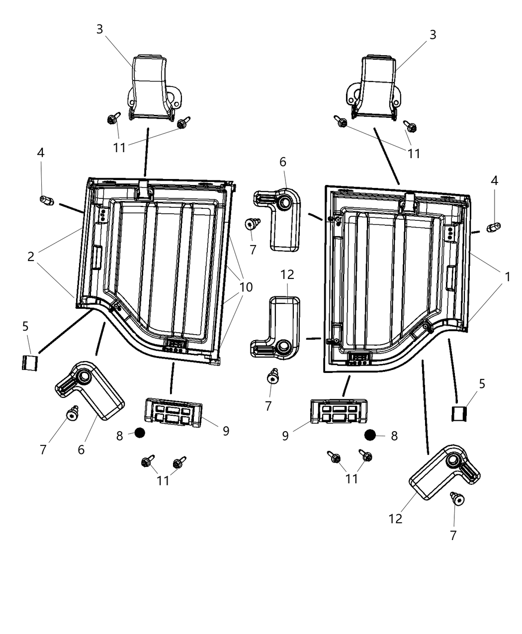 Mopar 1PH99GW7AM Panel-TARGA Top