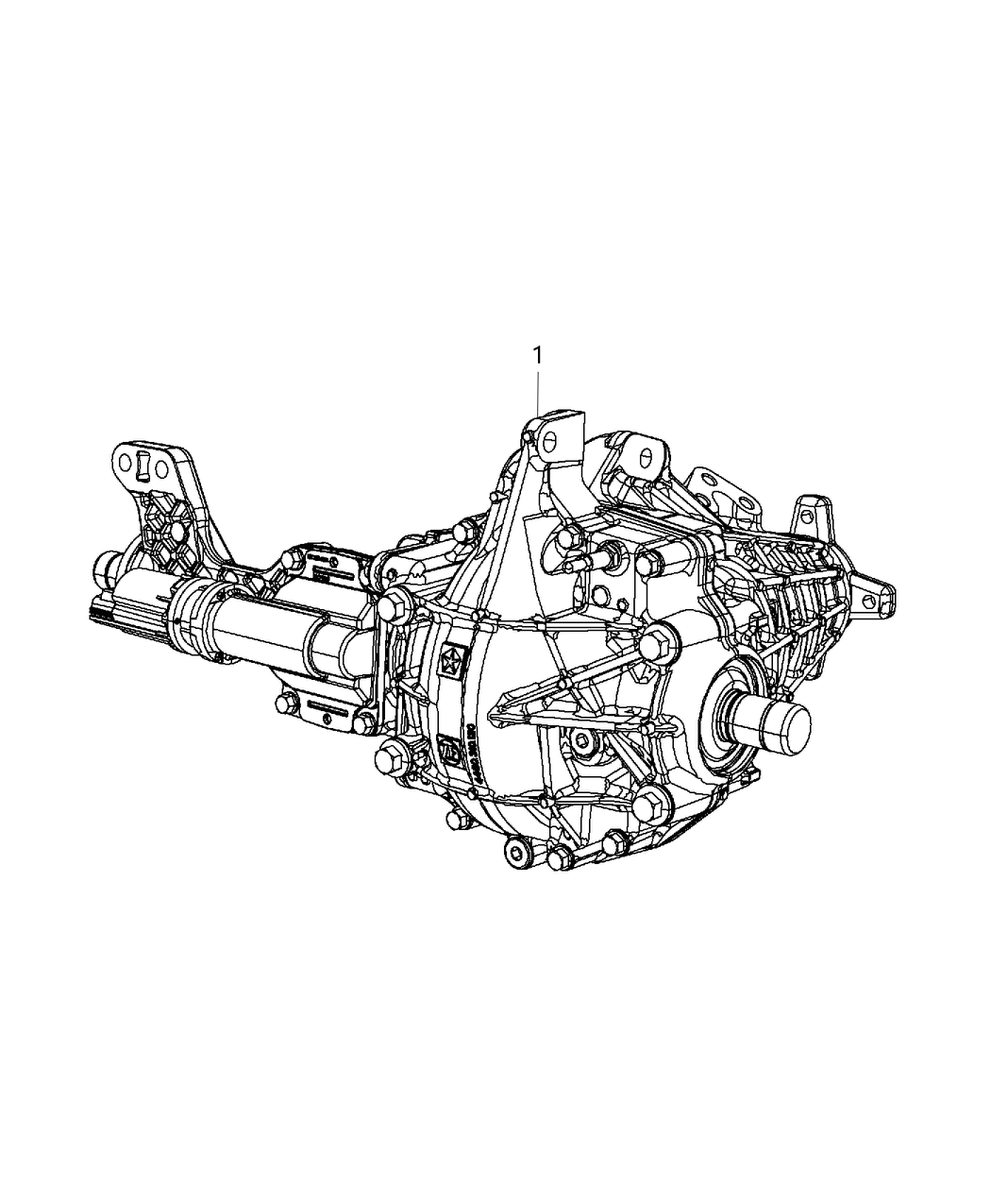 Mopar 68257422AE Axle-Service Front