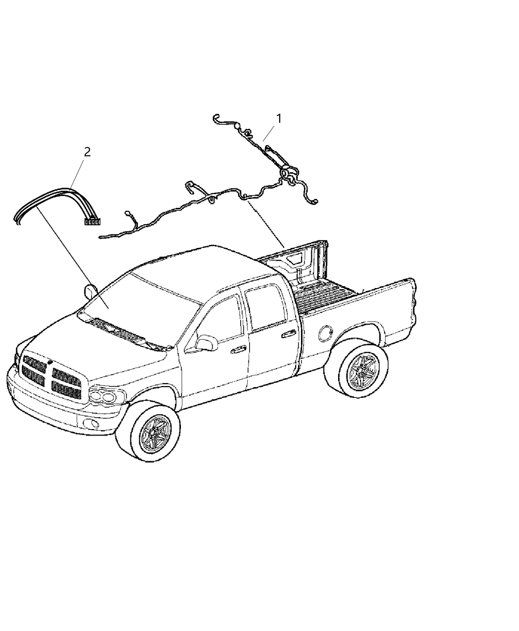 Mopar 68342802AC Wiring-Chassis