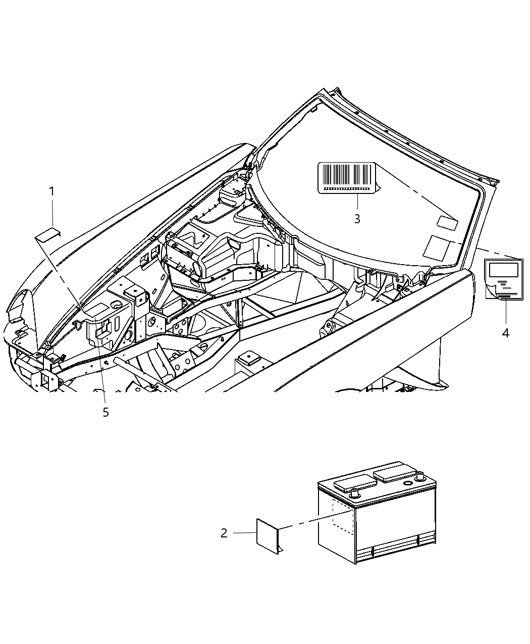 Mopar 5037951AA Label-Emission