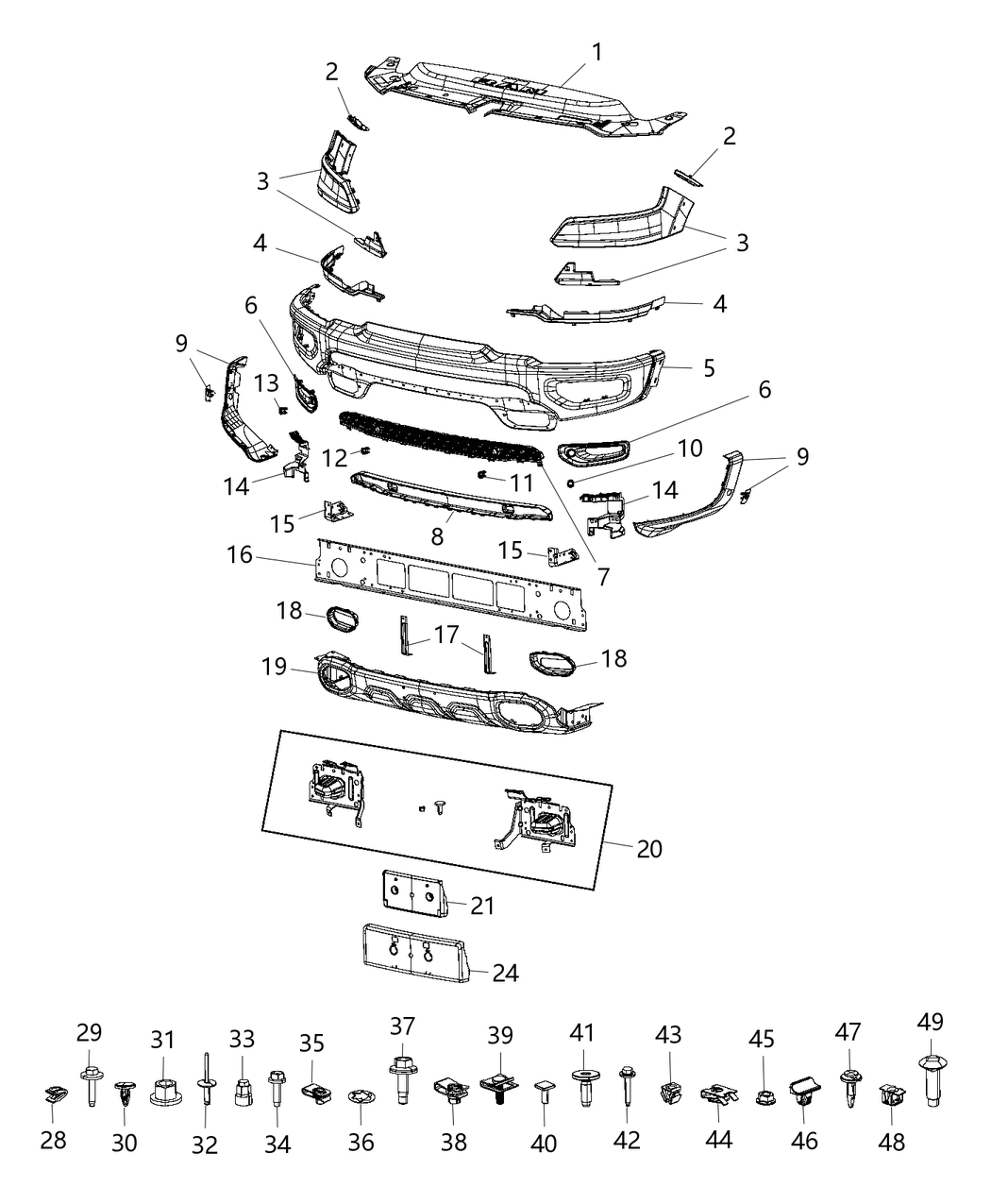 Mopar 68404171AA Panel-Filler