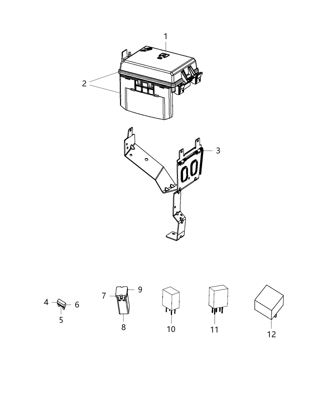 Mopar 68237961AA Micro Relay