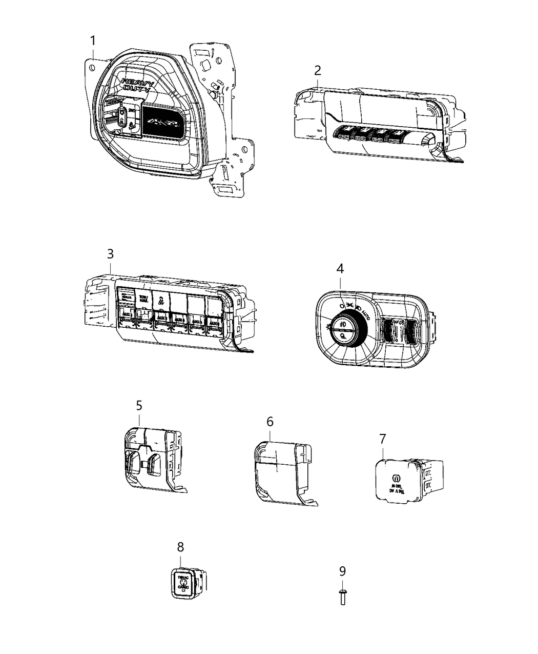 Mopar 68370837AD Switch-Transfer Case