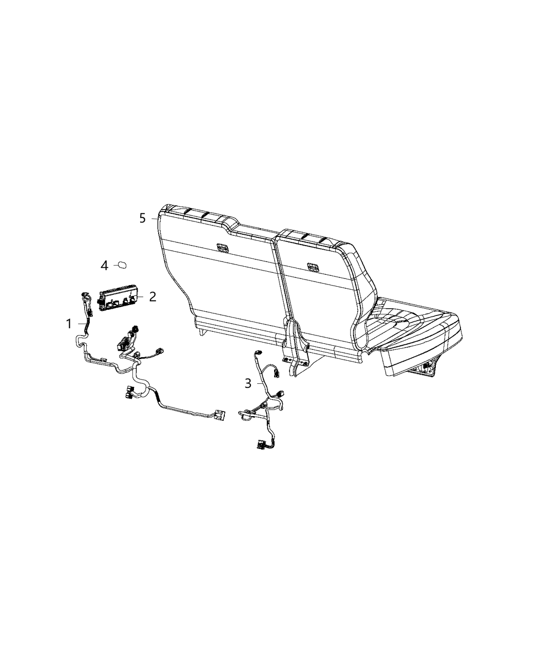 Mopar 68197218AH Module-Seat ADJUSTER