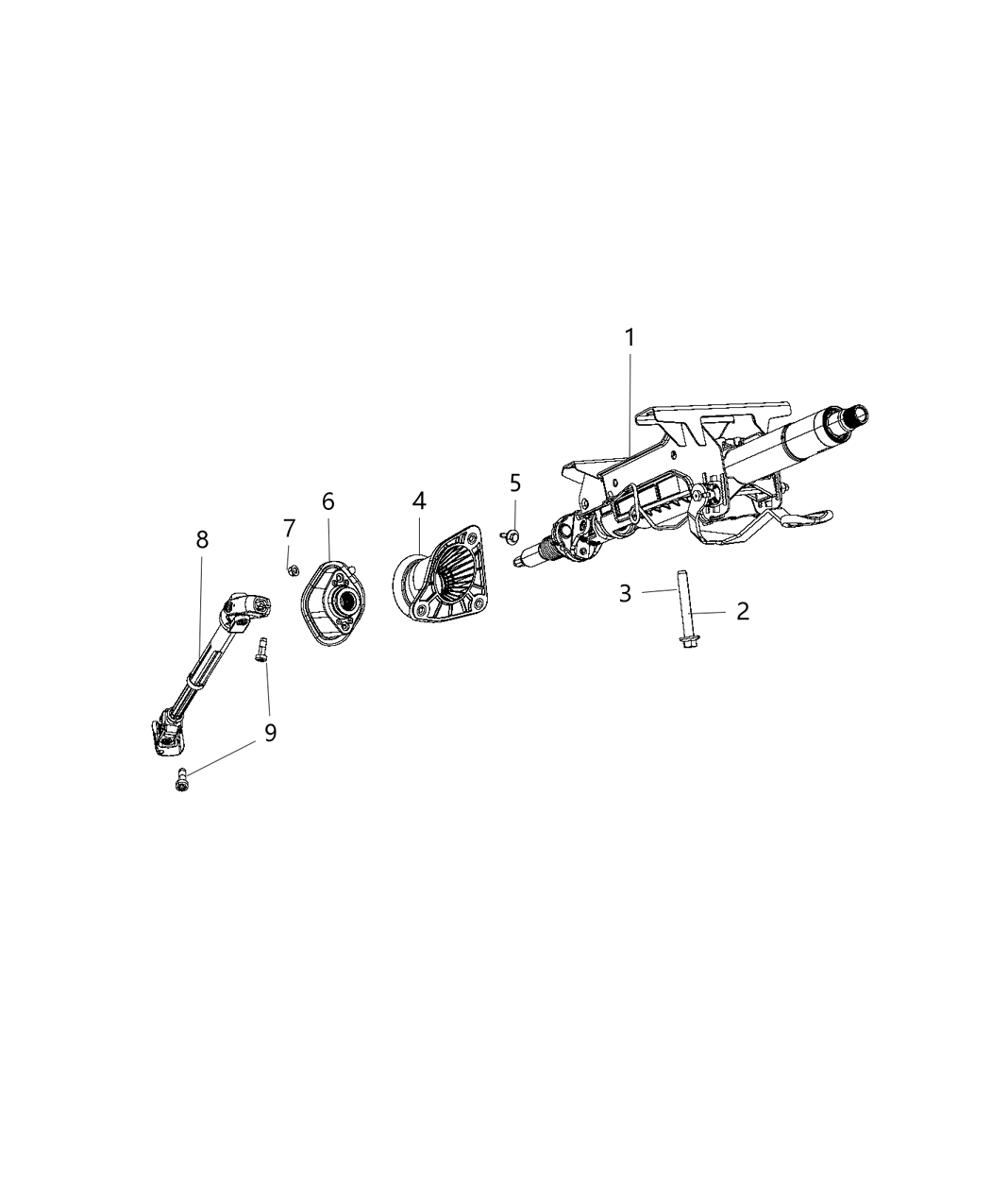 Mopar 68271363AA Column-Steering