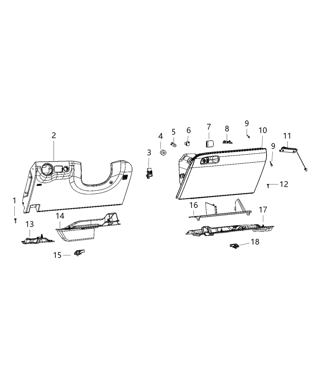 Mopar 1QF13LC5AO Instrument Panel