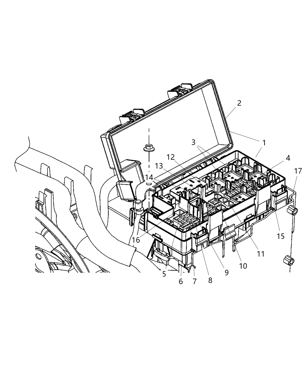 Mopar 4692263AC Bracket-TIPM