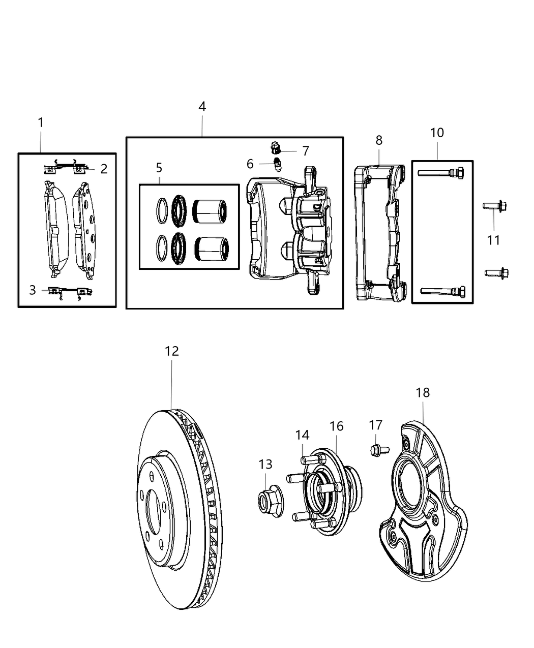 Mopar 68469827AA CALIPER-Disc Brake