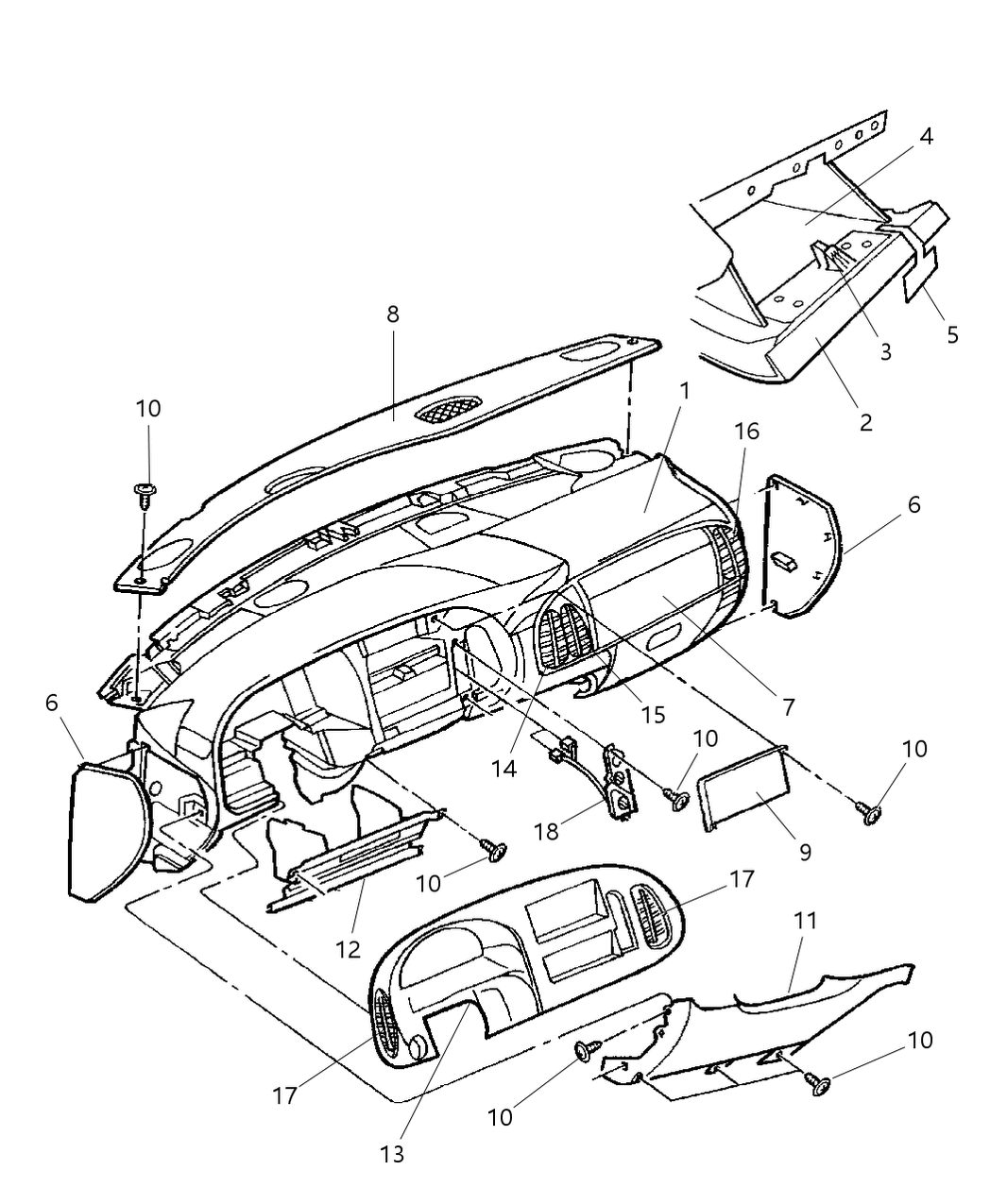 Mopar RW531K9AA Latch-GLOVEBOX Door