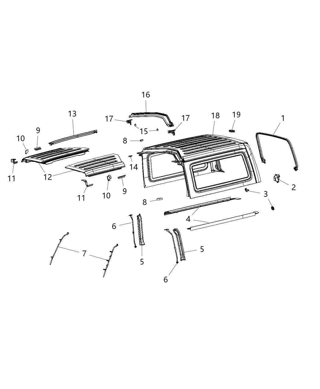 Mopar 5VN23RXFAO Top