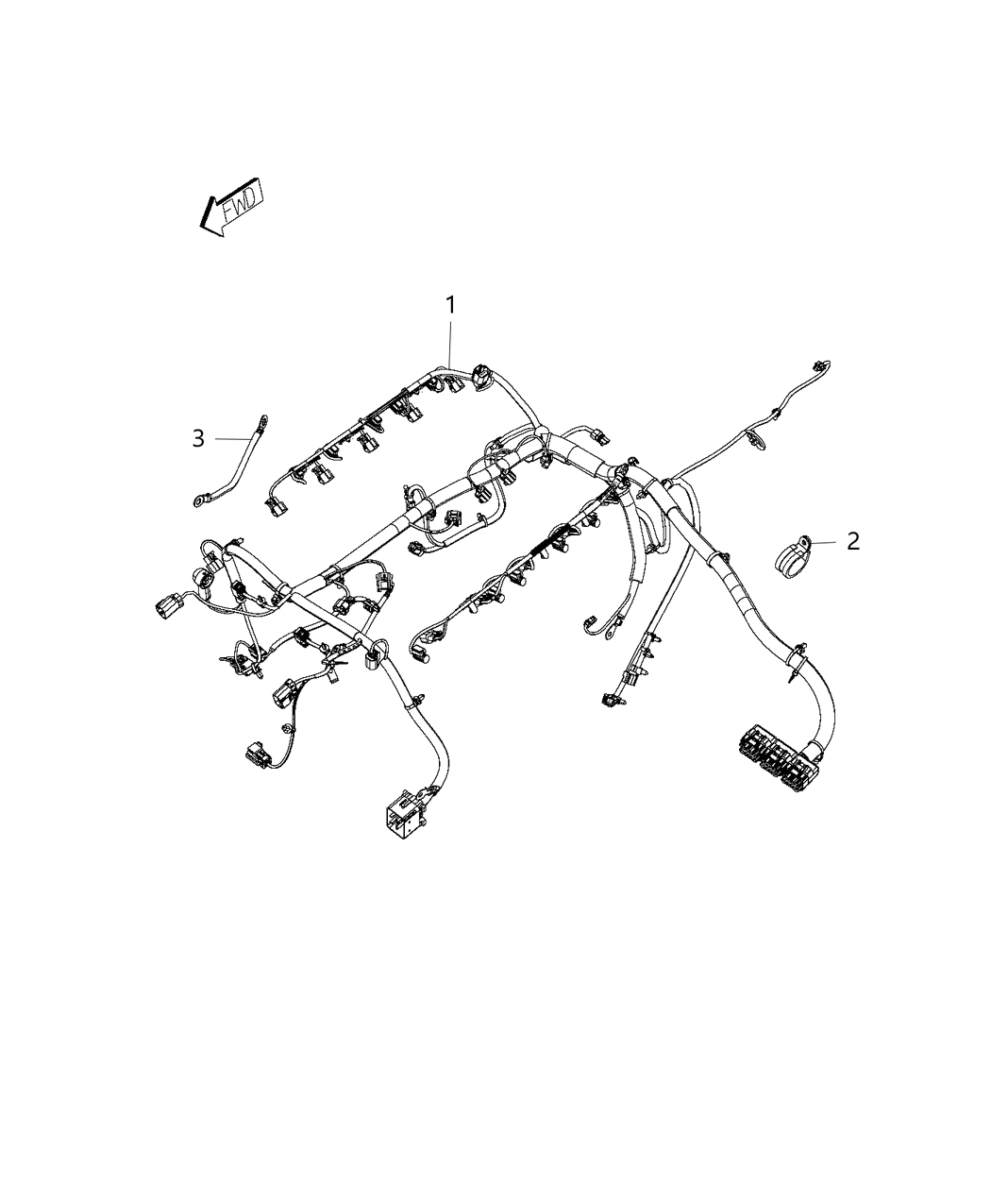 Mopar 5043062AA Wiring-Engine