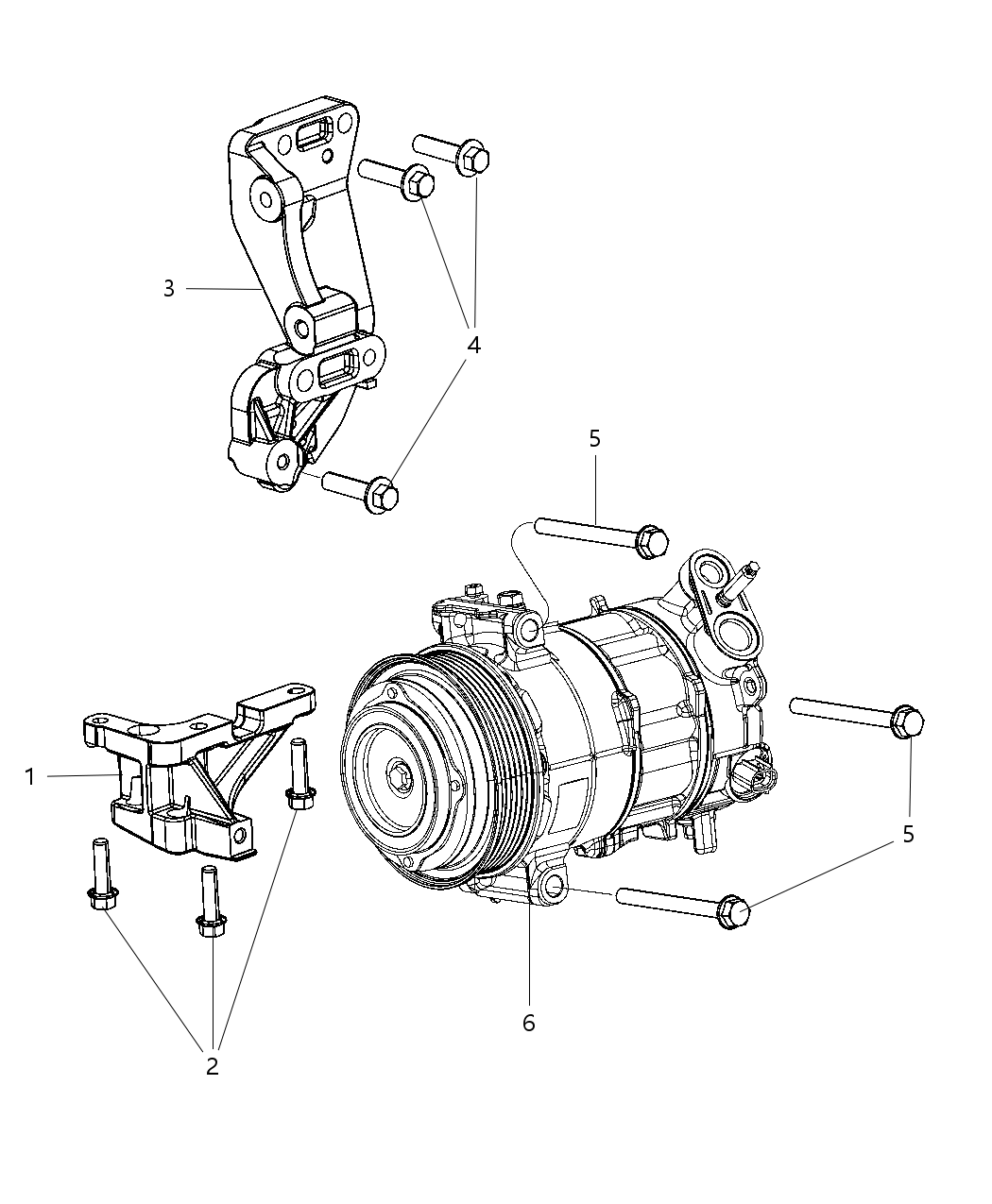 Mopar 4627309AB Bracket-A/C Compressor