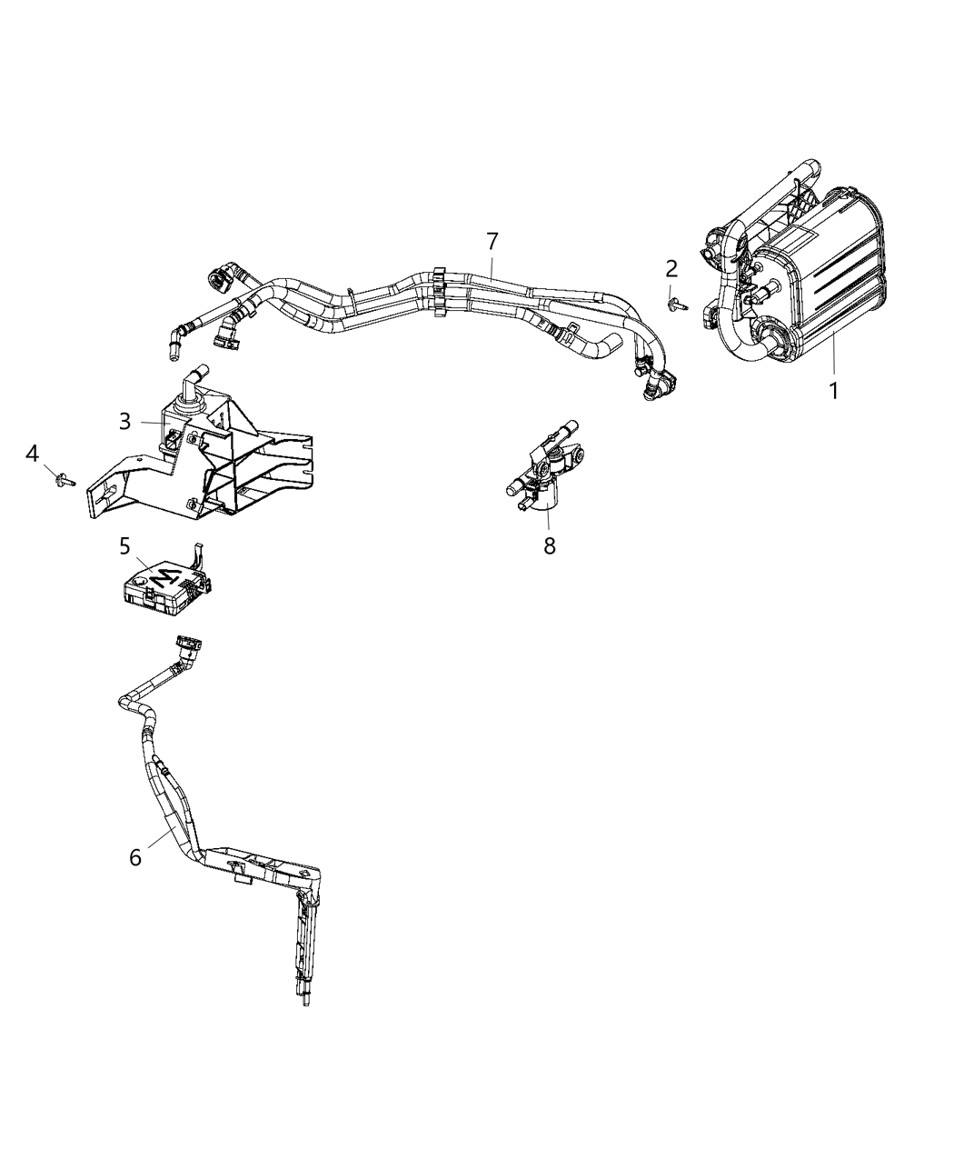 Mopar 52029567AG Tube-Fuel Filler