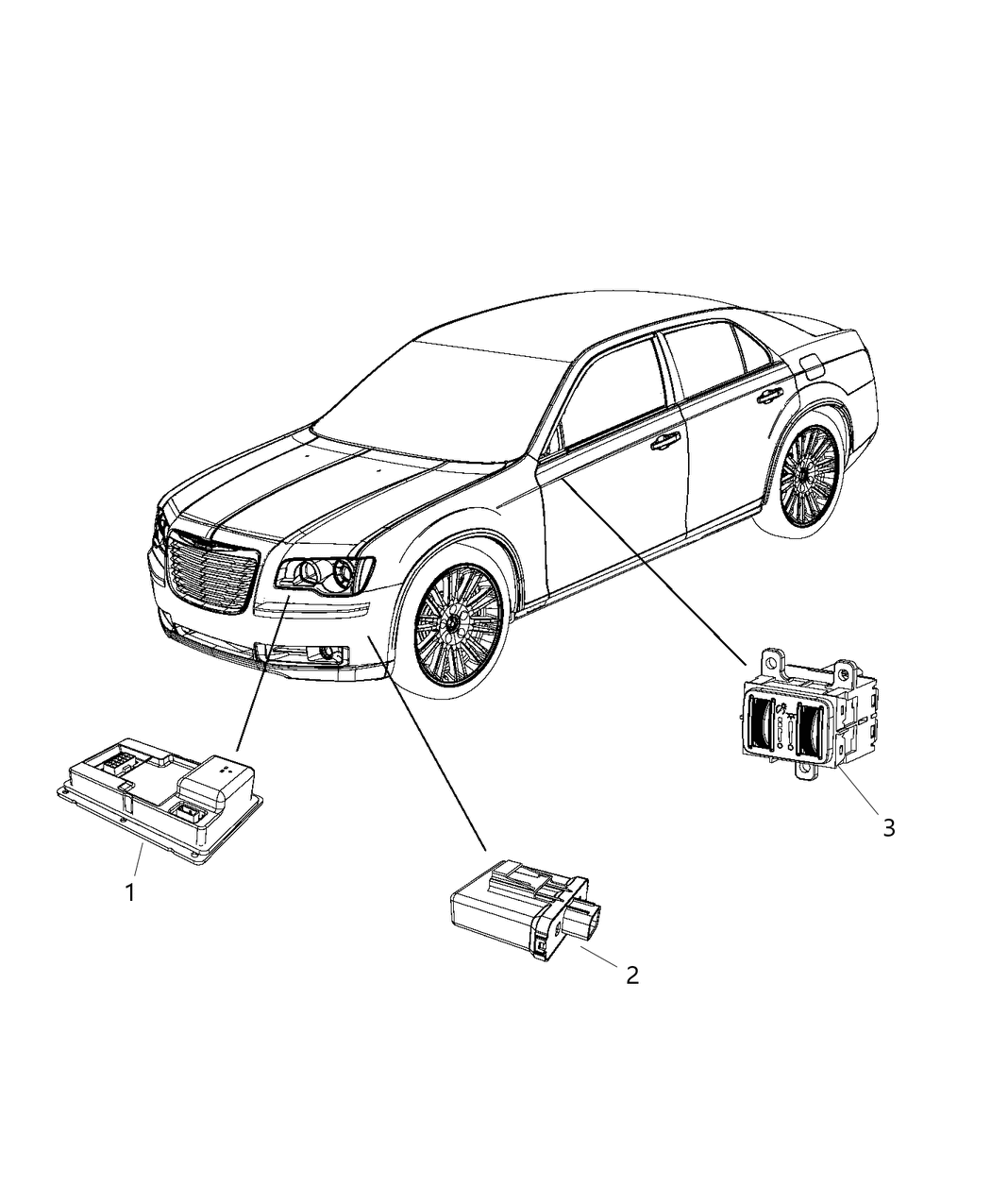 Mopar 57010712AD Module-HEADLAMP LEVELING