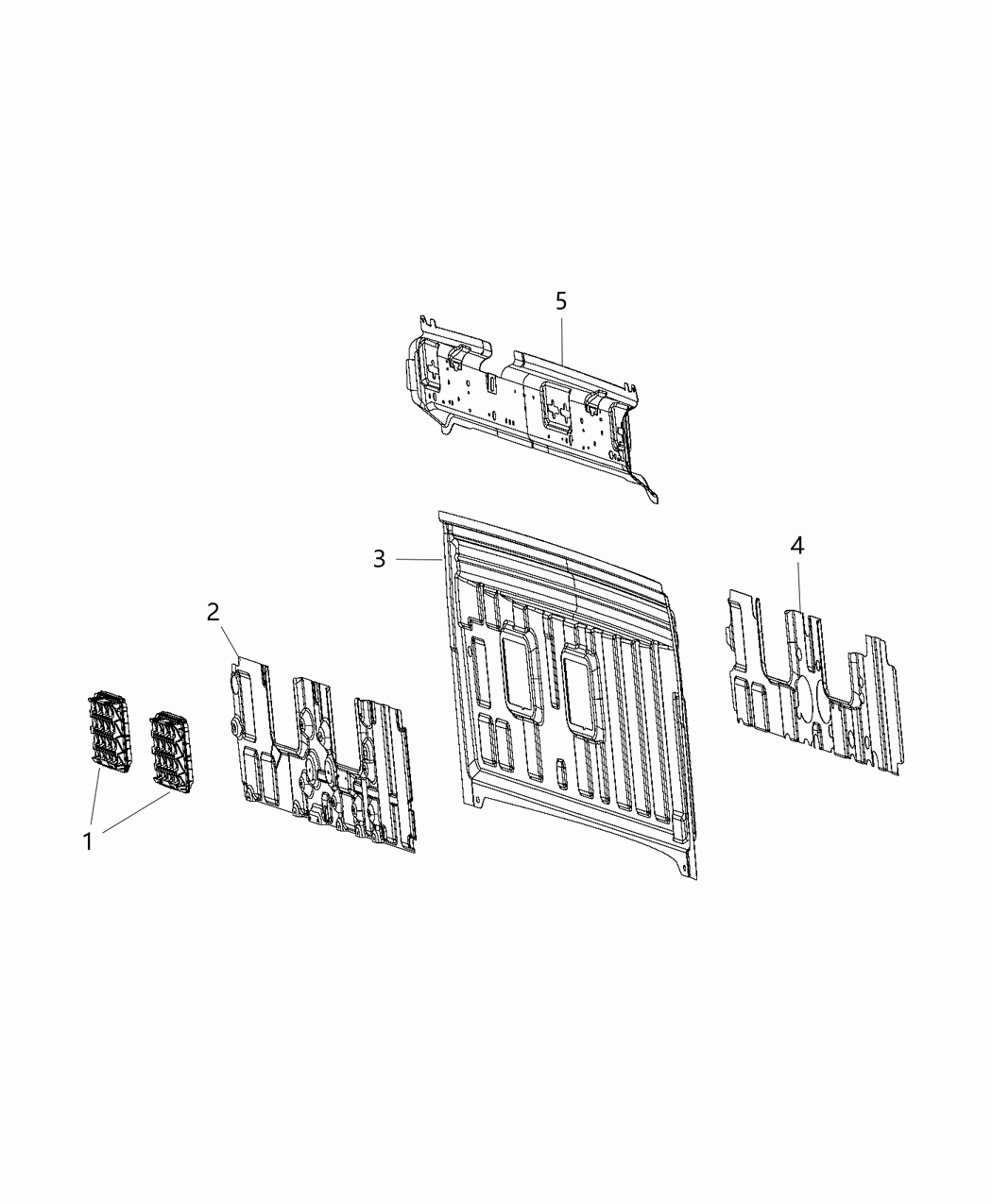 Mopar 68276520AD REINFMNT-Cab Back