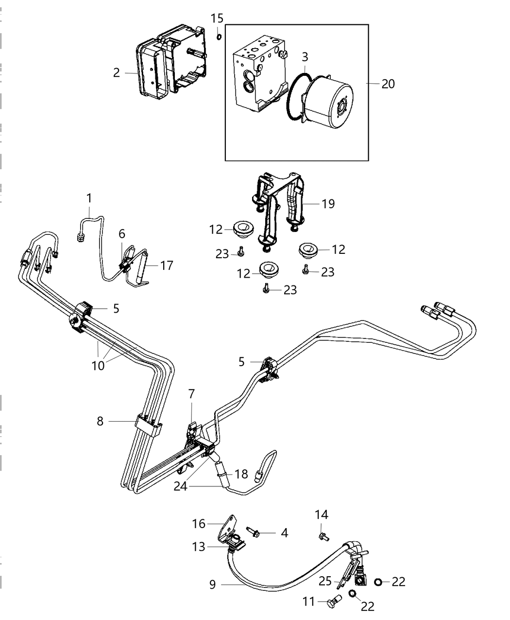 Mopar 68399772AC Module-Anti-Lock Brake System