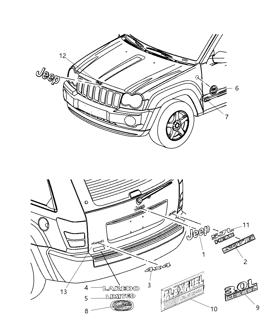 Mopar 55157303AE Decal