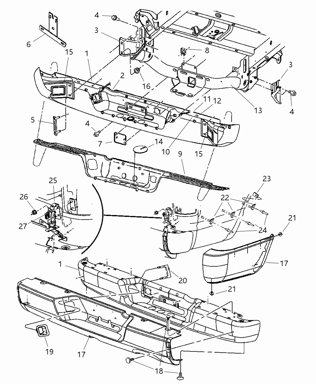 Mopar 5JR39CDMAC Closeout-Rear