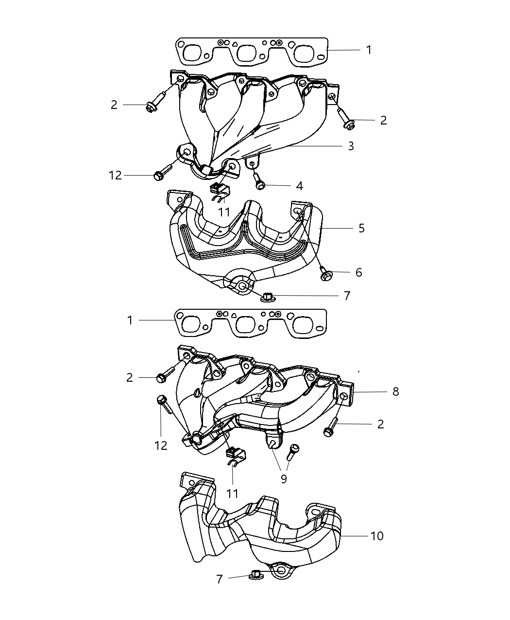 Mopar 4666038AA Shield-Exhaust Manifold