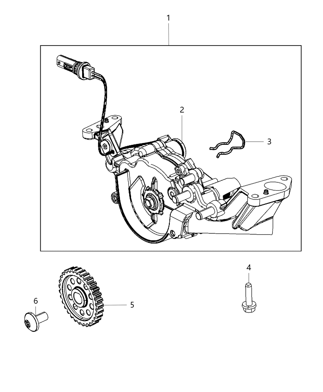 Mopar 68297857AB Pump-Engine Oil