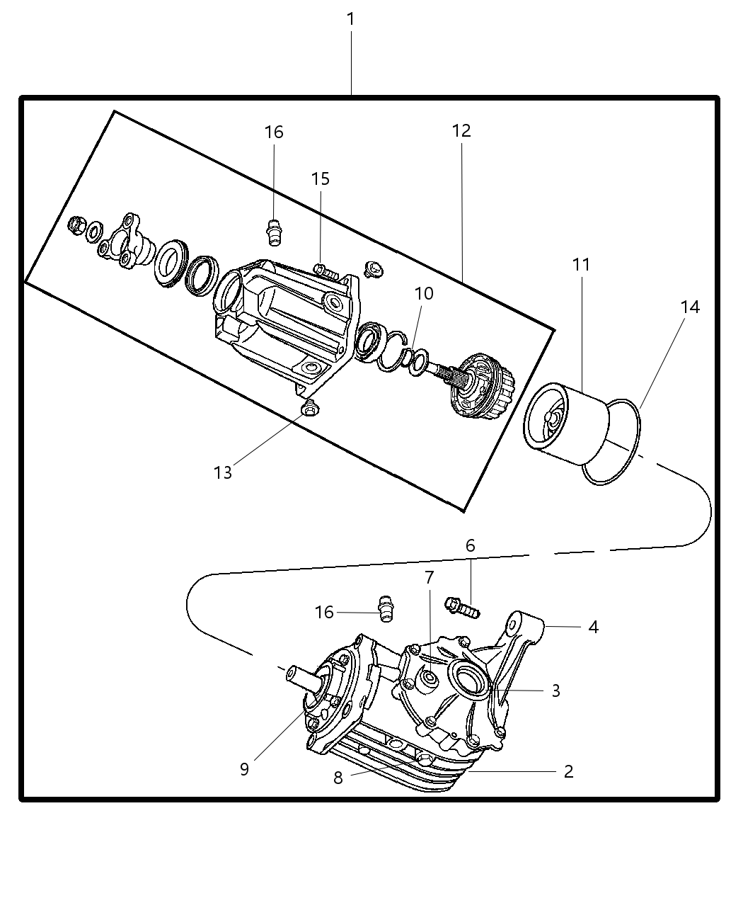 Mopar 4641969AG Differential-Rear Axle