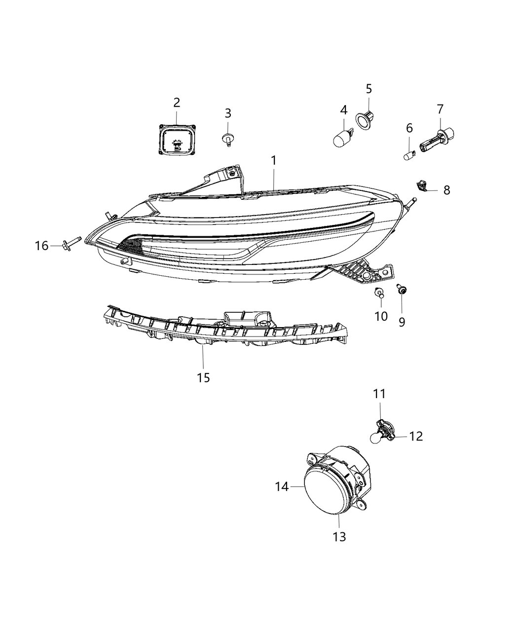 Mopar 68226853AA Module-Led