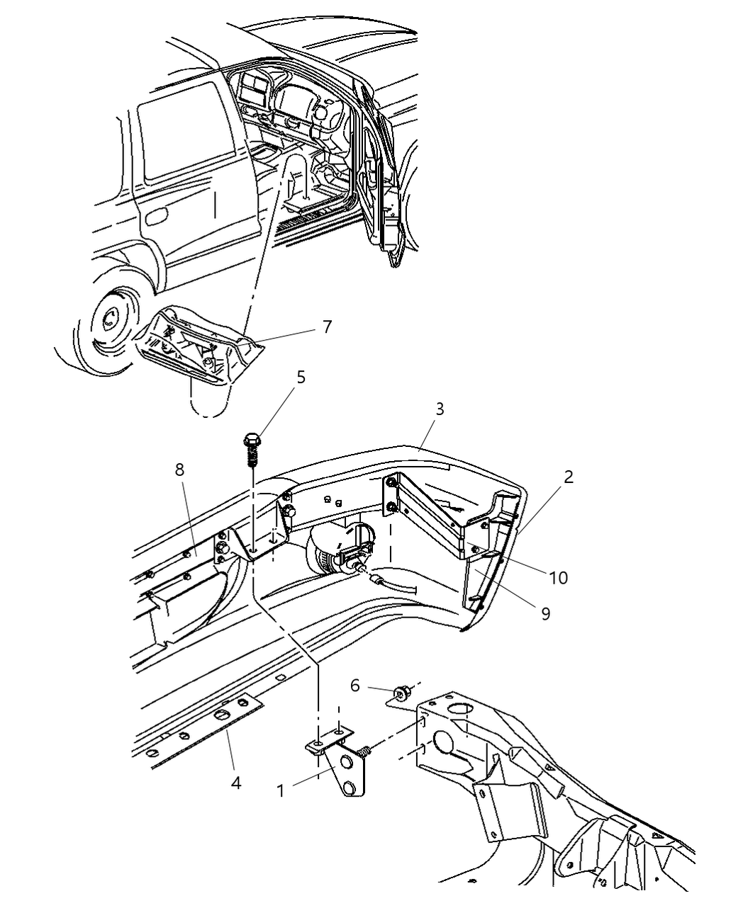 Mopar 55077256AB Beam-Front