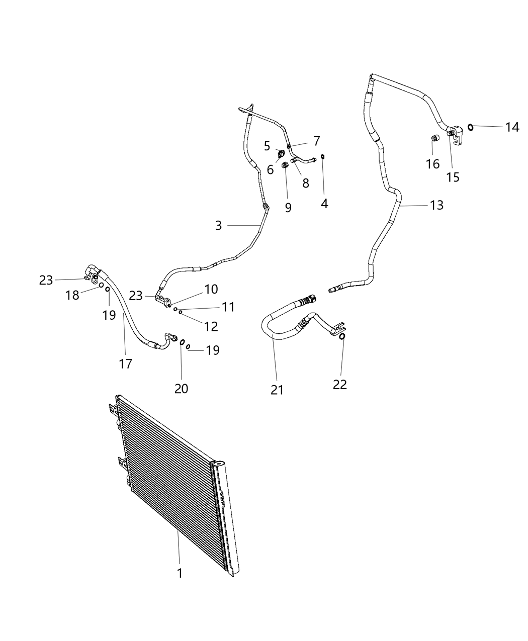 Mopar 68157074AC Line-A/C Discharge