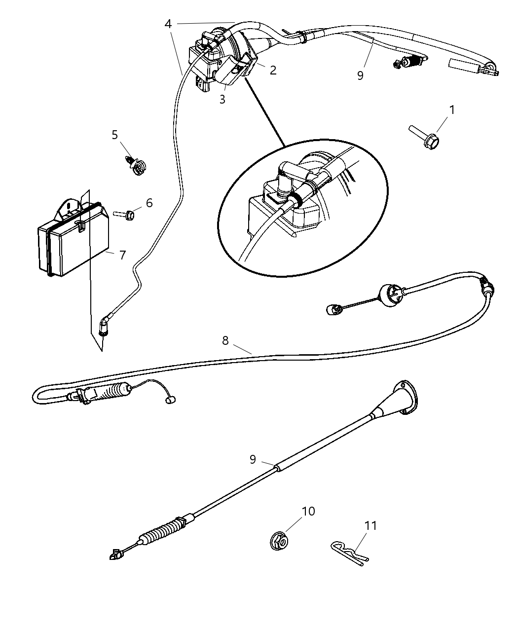 Mopar 52124035AC Bracket-Speed Control SERVO