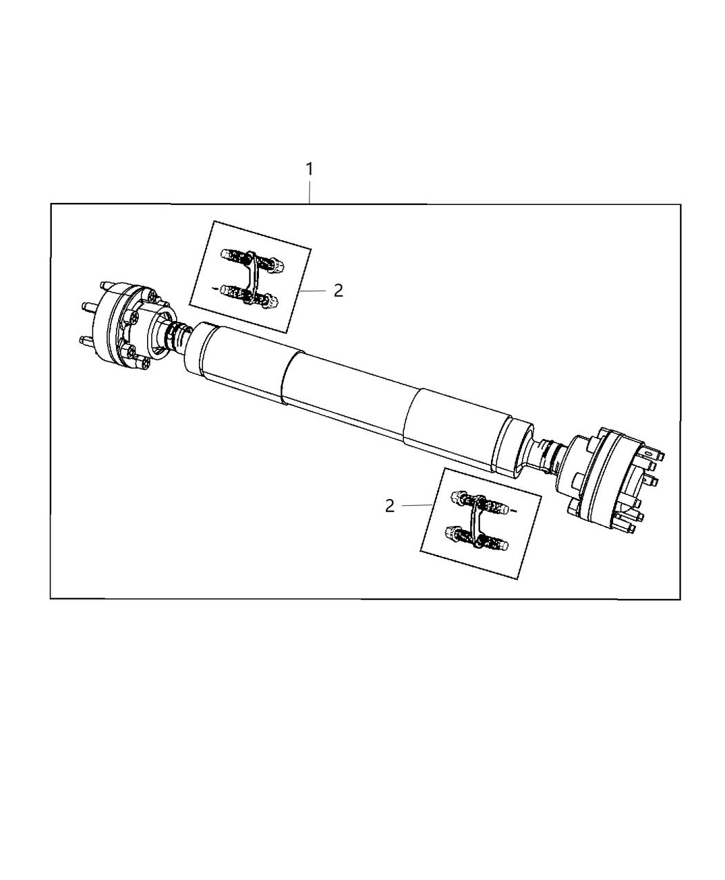 Mopar 52853641AE Drive Shaft