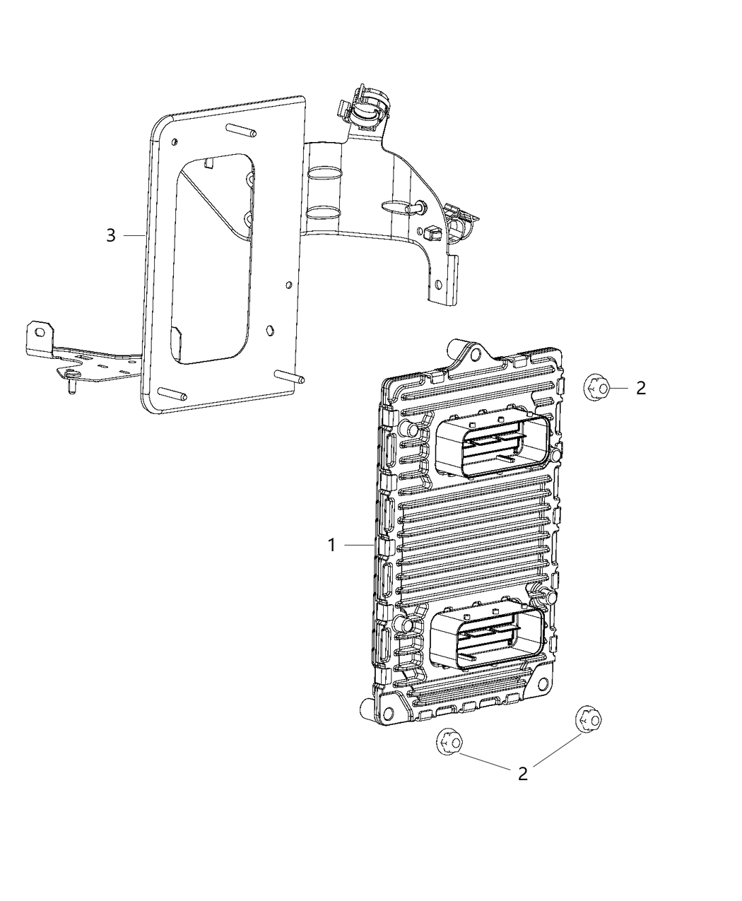 Mopar 68257650AA Engine Controller Module