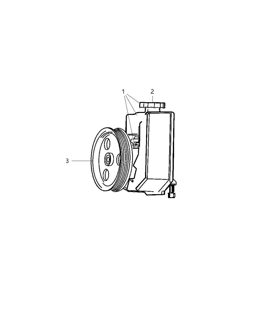 Mopar 53010258AC Pulley-Power Steering Pump