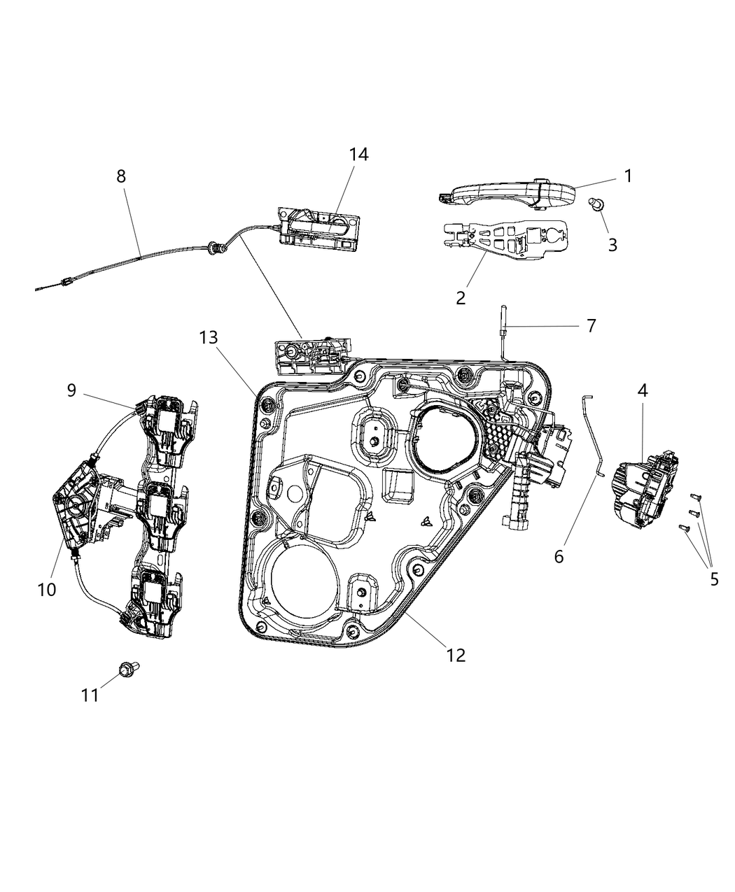 Mopar 68079298AA Rod-Lock