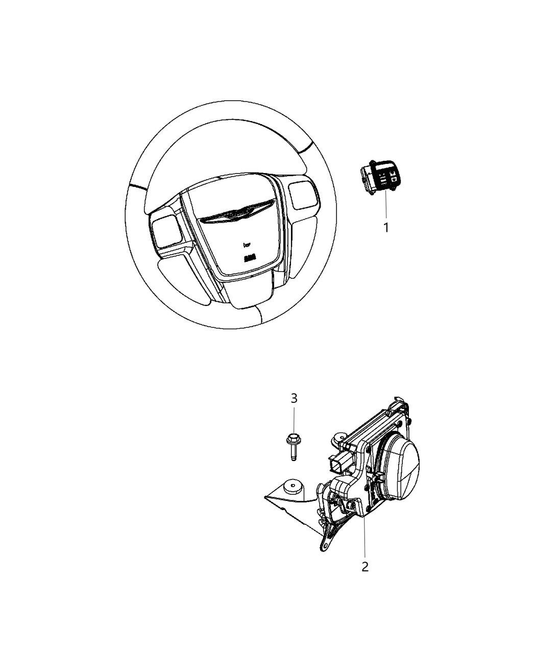 Mopar 56038957AD Sensor-Adaptive Speed Control MODU