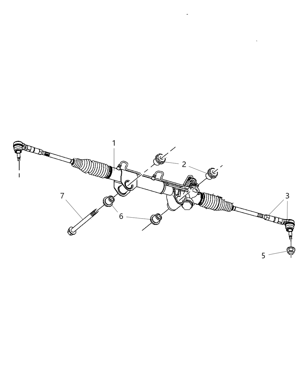 Mopar 52110487AE Rack-Steering Gear