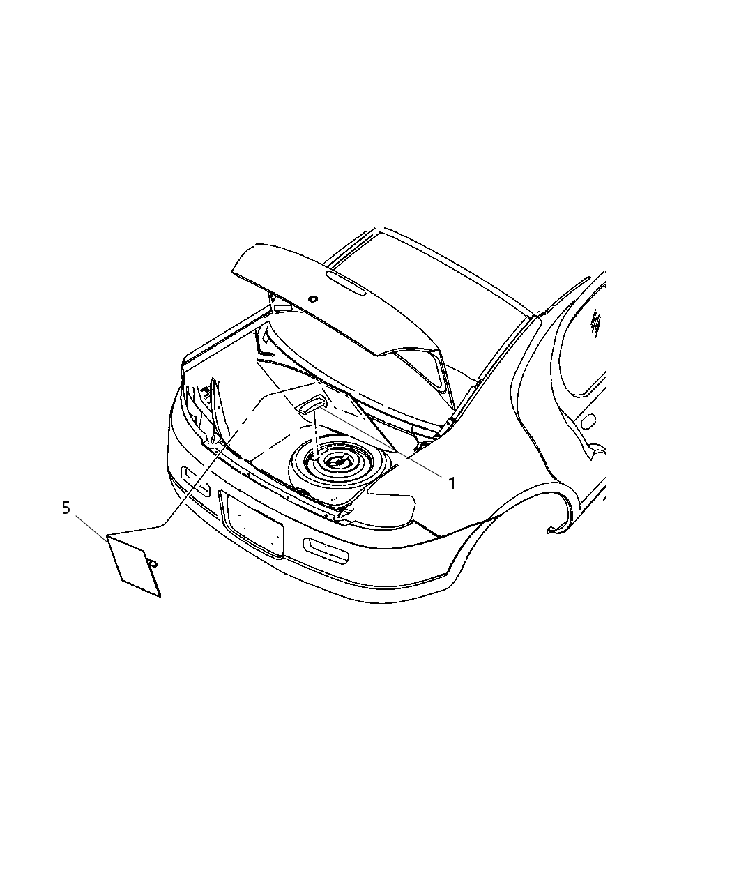 Mopar 4472491AB Label-Tire Storage