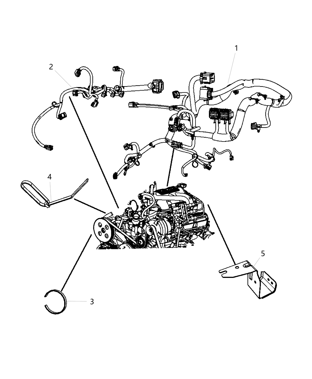 Mopar 5148108AA Wiring-Engine