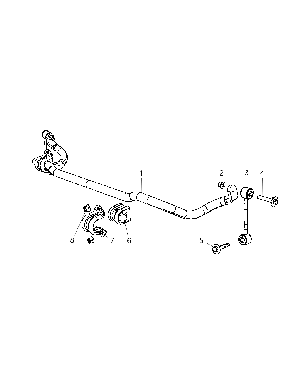 Mopar 52125327AB Bar-Front