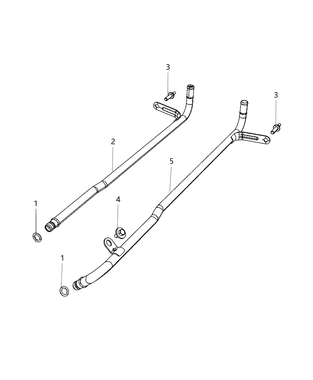 Mopar 68165893AB Tube-COOLANT Outlet