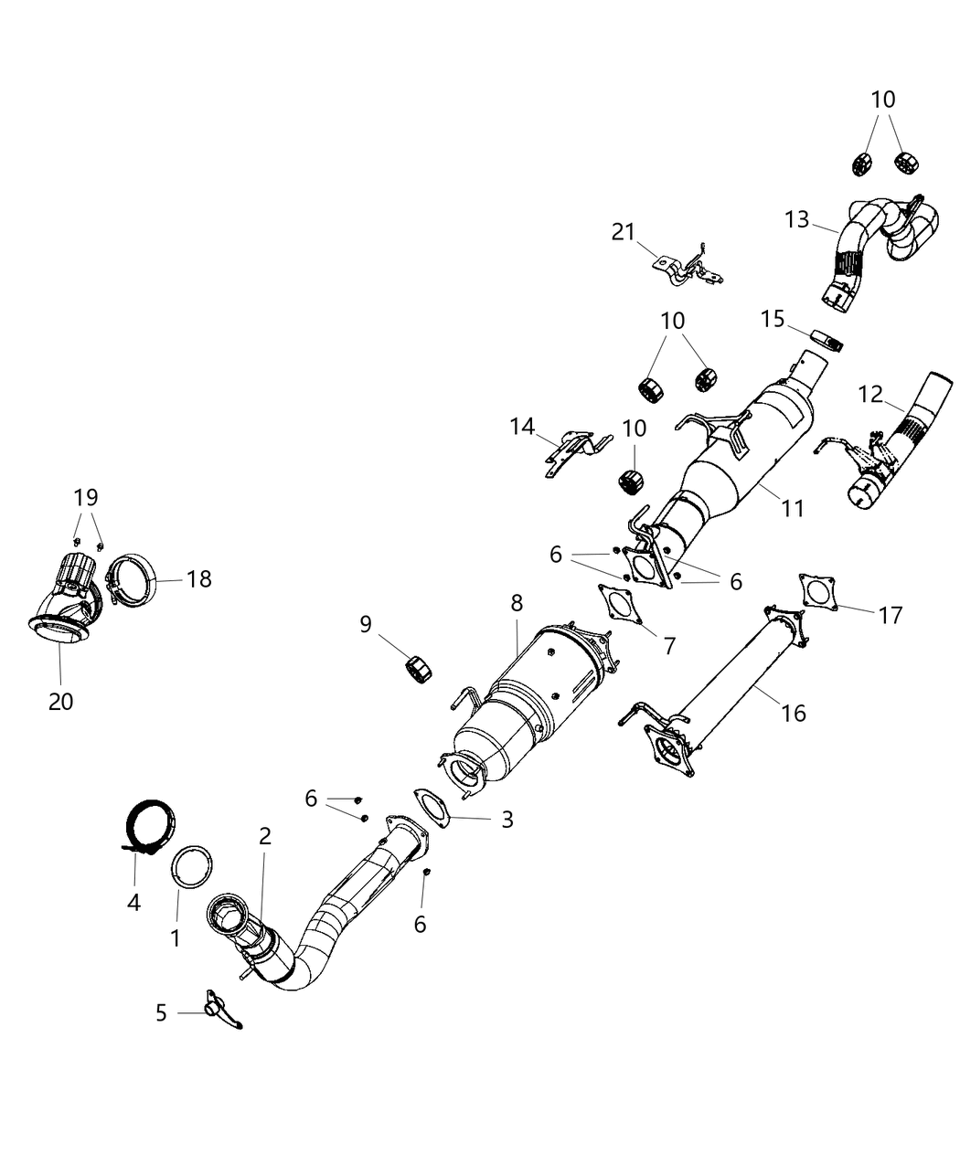 Mopar 68306886AB Catalytic Converter