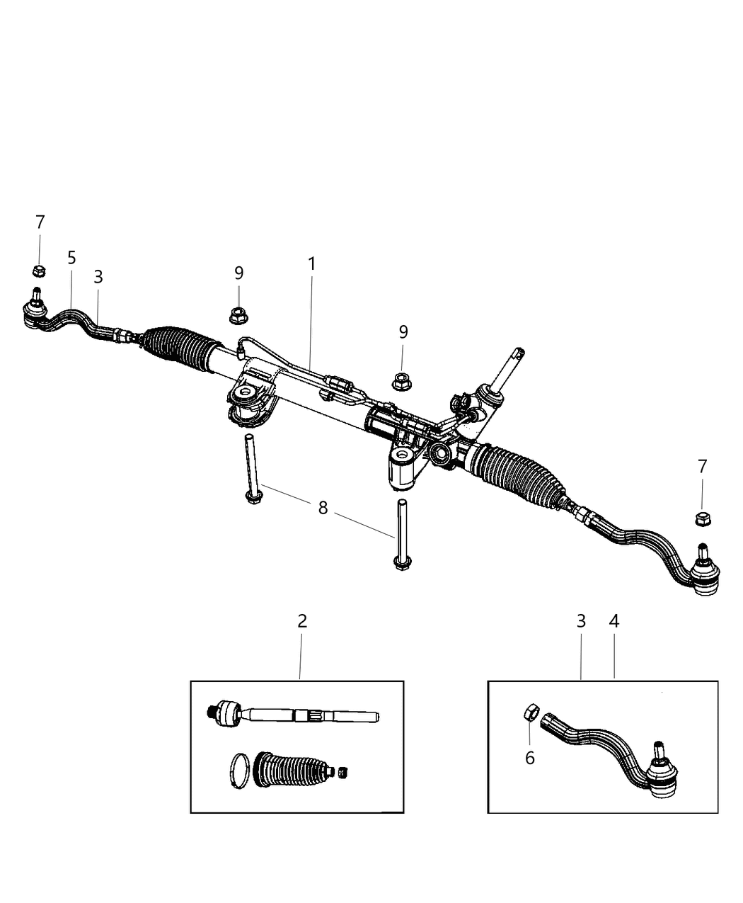 Mopar 68105872AA Inner End