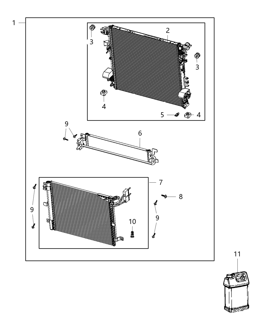 Mopar 68272750AD Module-Cooling