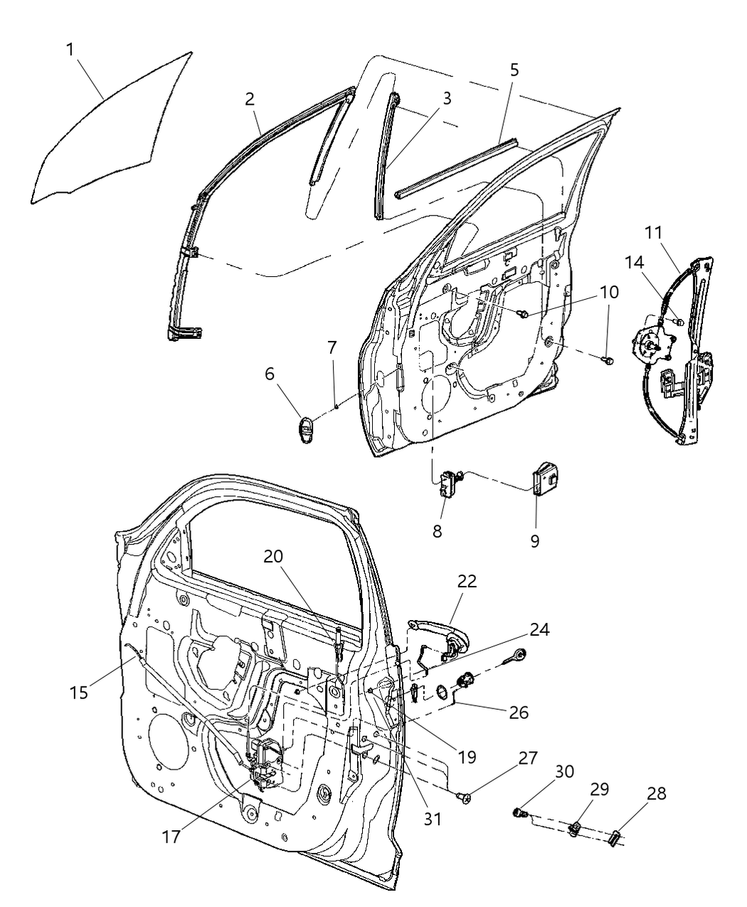 Mopar 5067134AB Front Door Latch