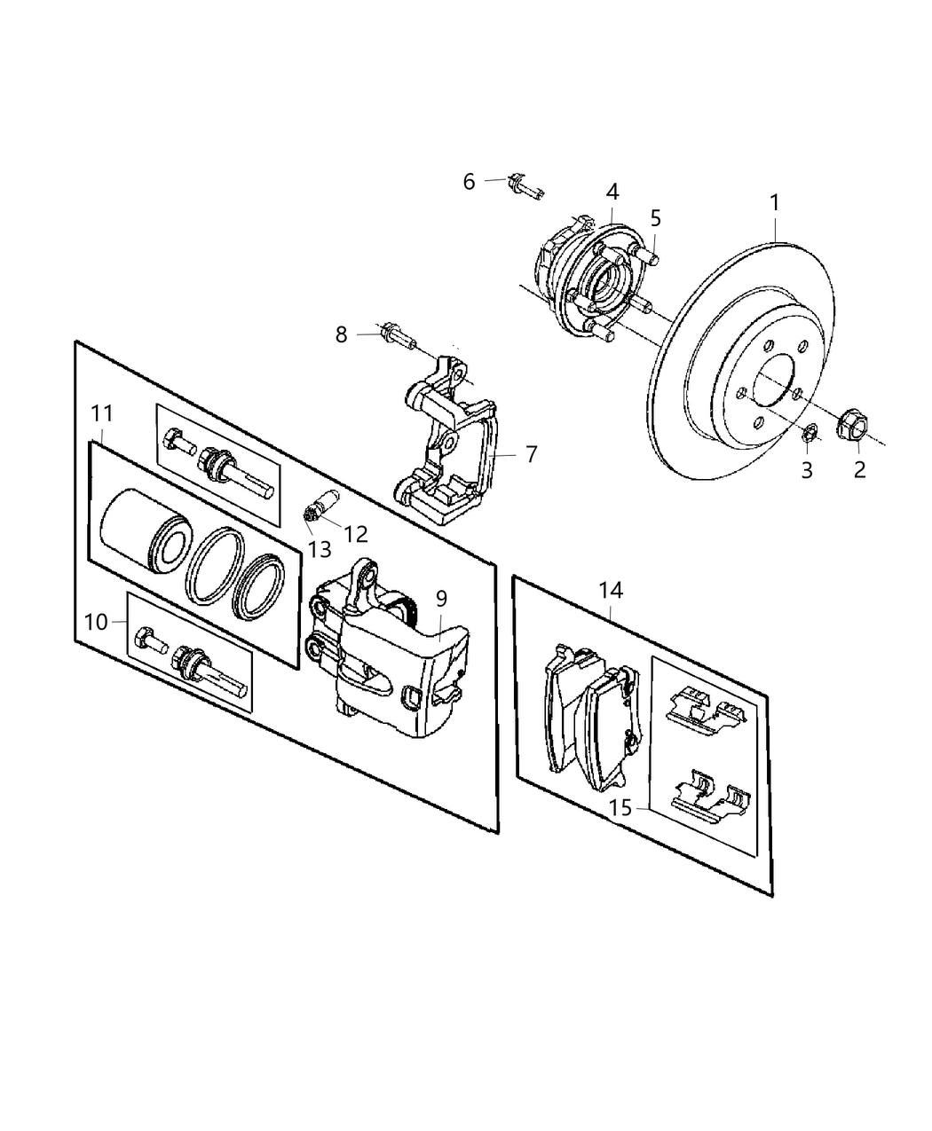 Mopar 68245288AB Pin-Disc Brake