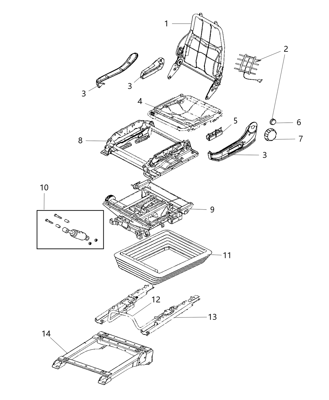 Mopar 5SE79JXWAA Shield-Seat Cushion