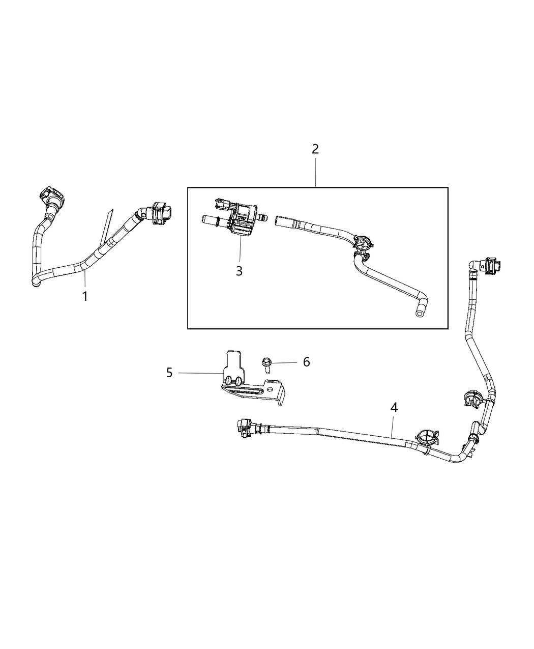 Mopar 68351936AA Harness-Vapor PURGE