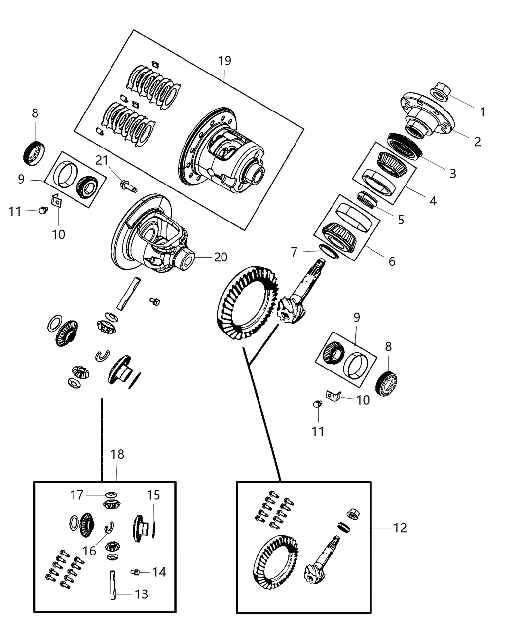 Mopar 68050784AJ Case Assembly-Differential