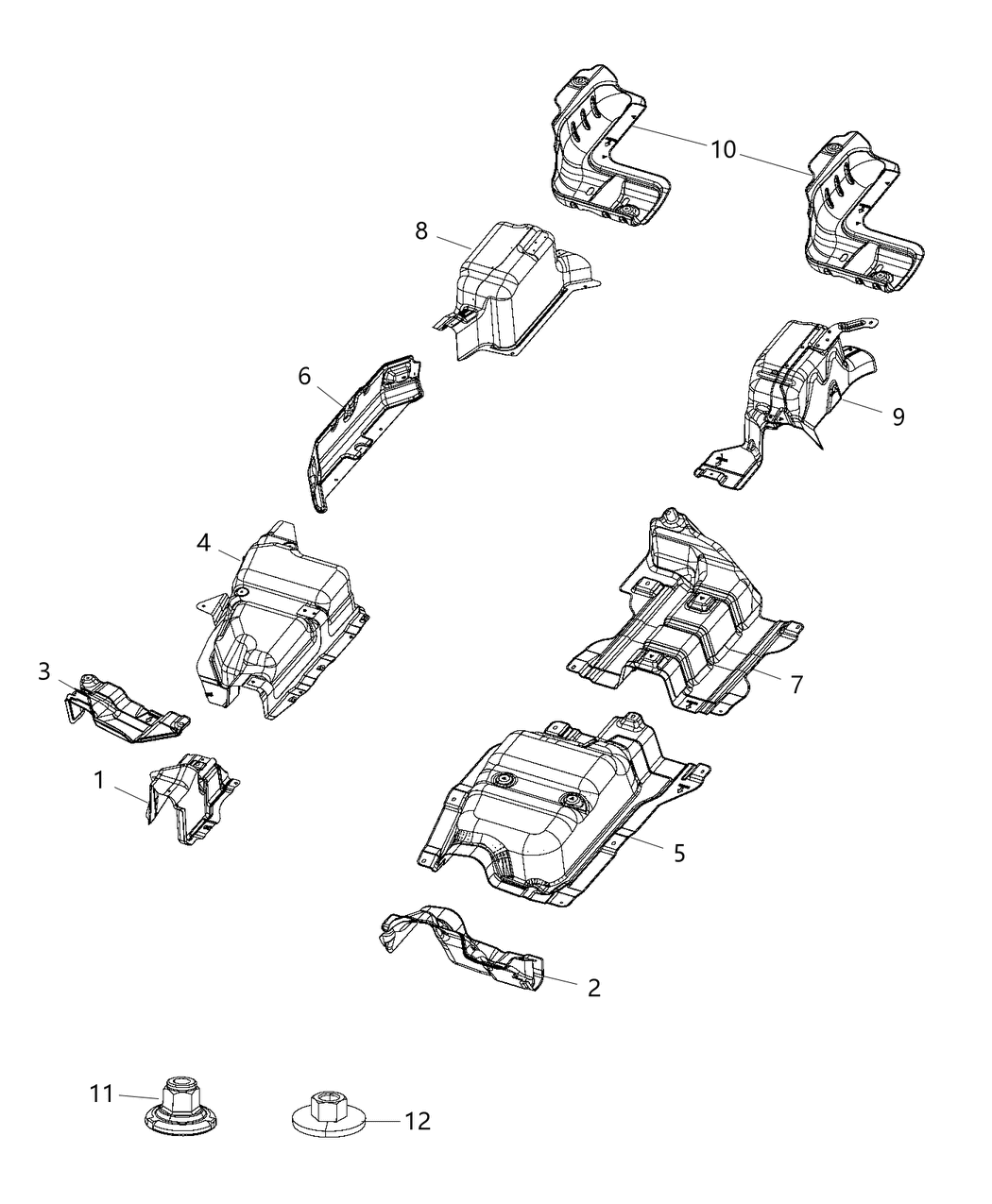 Mopar 68270373AA Shield-Exhaust